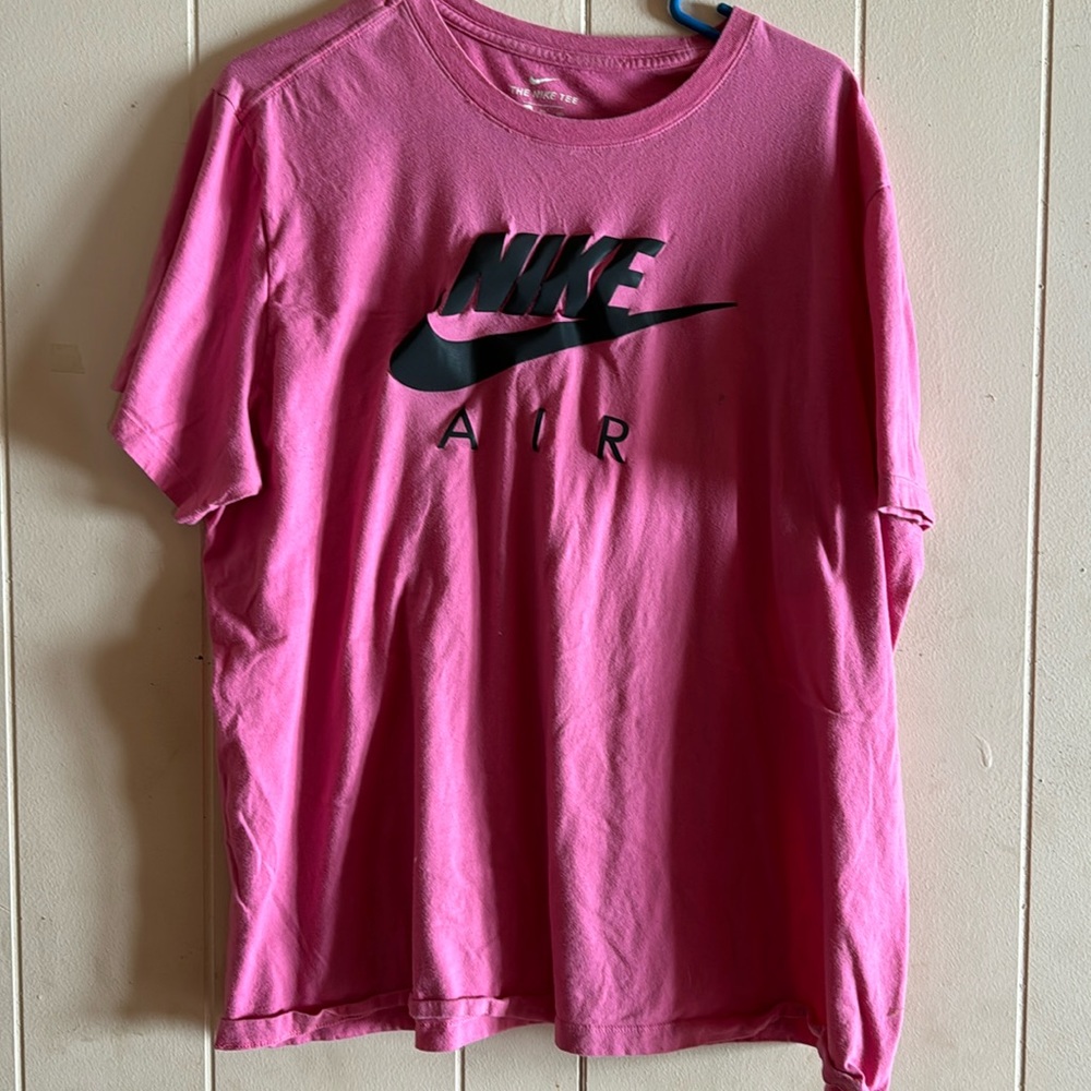 Pink Nike shirt